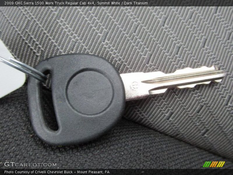 Summit White / Dark Titanium 2009 GMC Sierra 1500 Work Truck Regular Cab 4x4