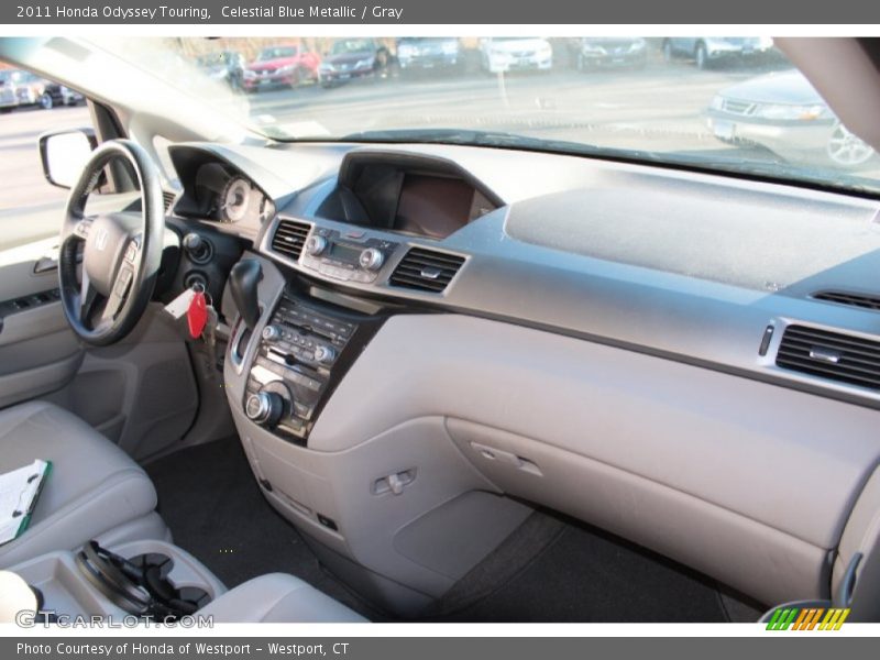 Celestial Blue Metallic / Gray 2011 Honda Odyssey Touring