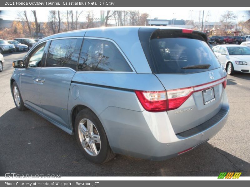 Celestial Blue Metallic / Gray 2011 Honda Odyssey Touring