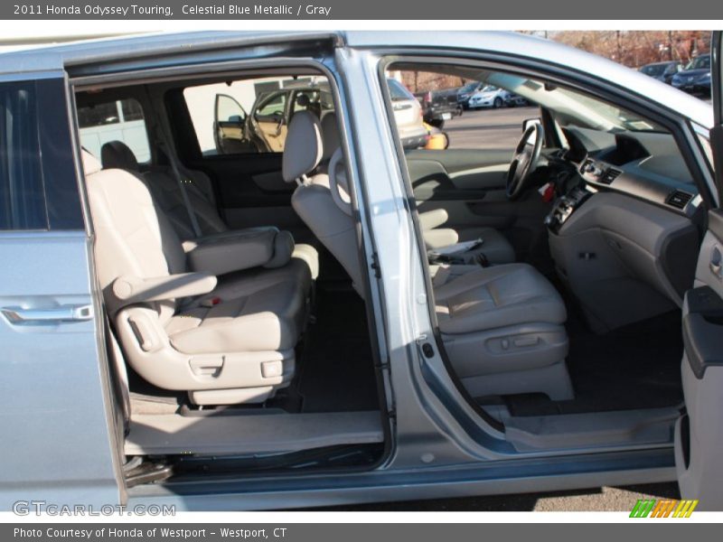 Celestial Blue Metallic / Gray 2011 Honda Odyssey Touring