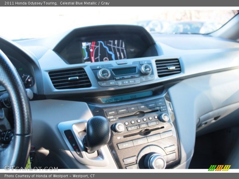 Celestial Blue Metallic / Gray 2011 Honda Odyssey Touring