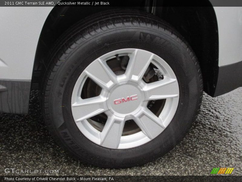 Quicksilver Metallic / Jet Black 2011 GMC Terrain SLE AWD