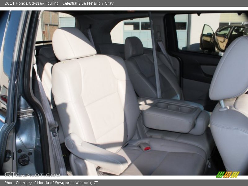 Celestial Blue Metallic / Gray 2011 Honda Odyssey Touring