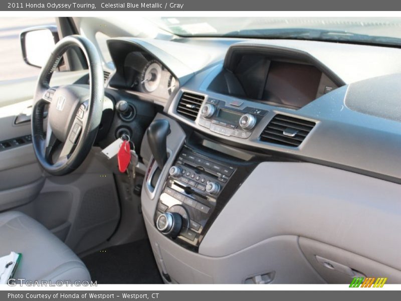 Celestial Blue Metallic / Gray 2011 Honda Odyssey Touring
