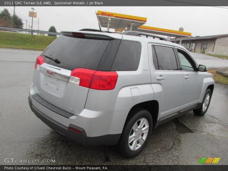 Quicksilver Metallic / Jet Black 2011 GMC Terrain SLE AWD
