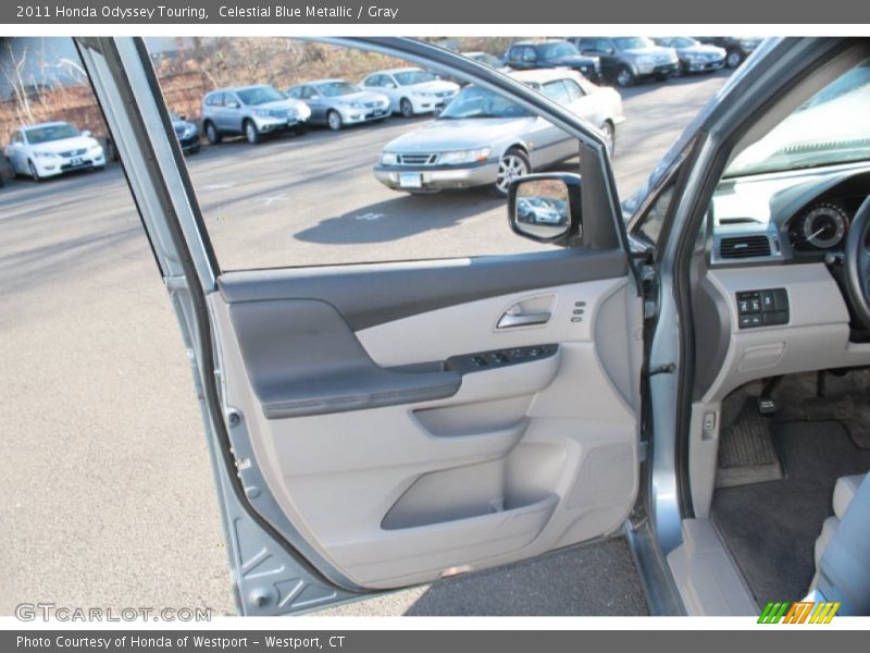 Celestial Blue Metallic / Gray 2011 Honda Odyssey Touring
