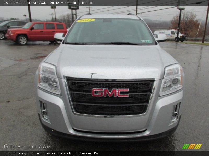 Quicksilver Metallic / Jet Black 2011 GMC Terrain SLE AWD