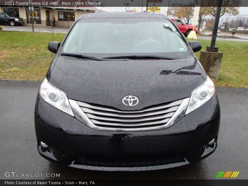 Black / Dark Charcoal 2011 Toyota Sienna XLE AWD