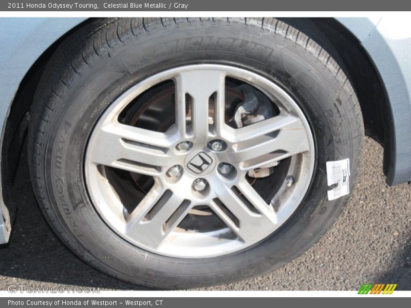 Celestial Blue Metallic / Gray 2011 Honda Odyssey Touring