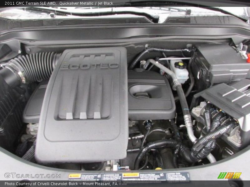 Quicksilver Metallic / Jet Black 2011 GMC Terrain SLE AWD