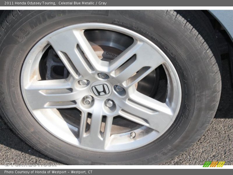 Celestial Blue Metallic / Gray 2011 Honda Odyssey Touring