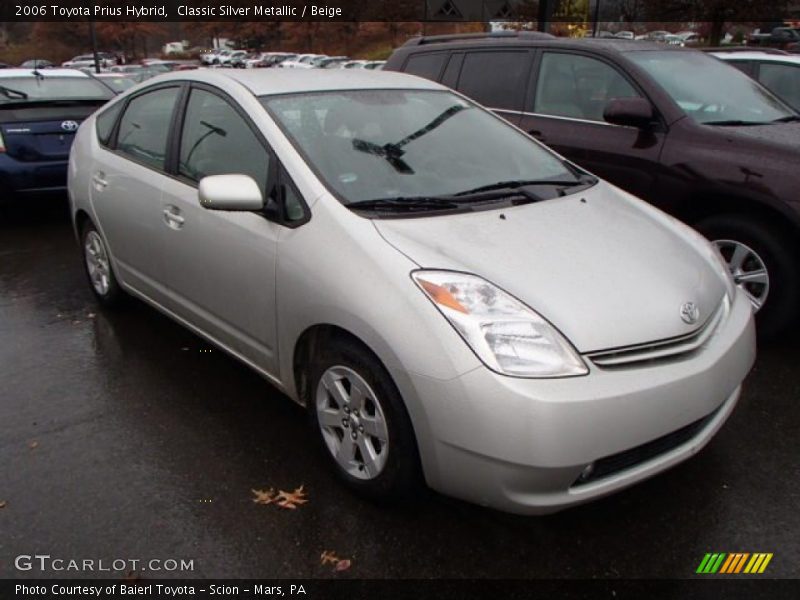 Classic Silver Metallic / Beige 2006 Toyota Prius Hybrid