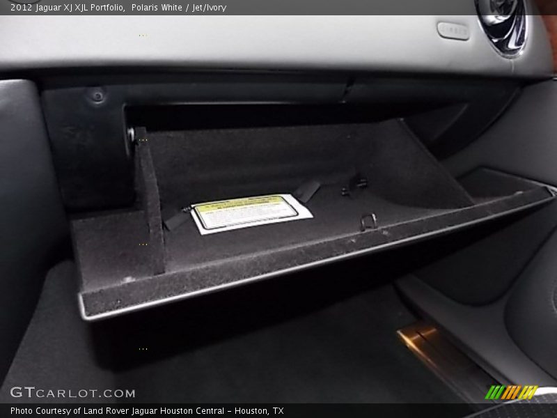 Polaris White / Jet/Ivory 2012 Jaguar XJ XJL Portfolio