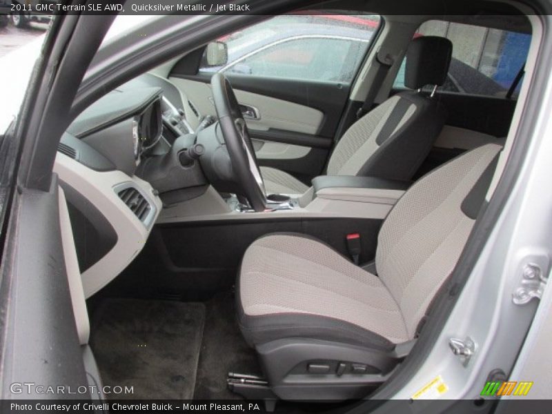 Quicksilver Metallic / Jet Black 2011 GMC Terrain SLE AWD