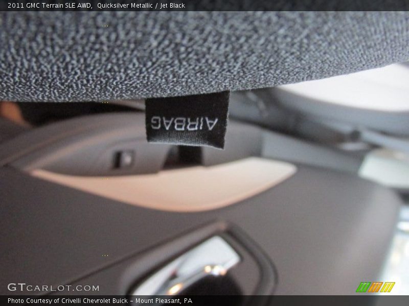Quicksilver Metallic / Jet Black 2011 GMC Terrain SLE AWD