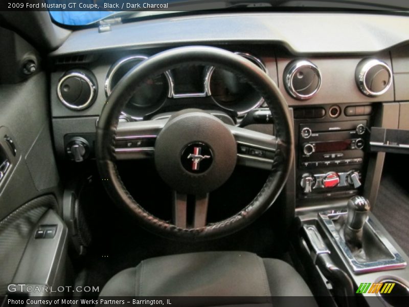Black / Dark Charcoal 2009 Ford Mustang GT Coupe