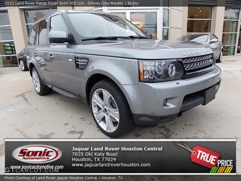 Orkney Grey Metallic / Ebony 2012 Land Rover Range Rover Sport HSE LUX