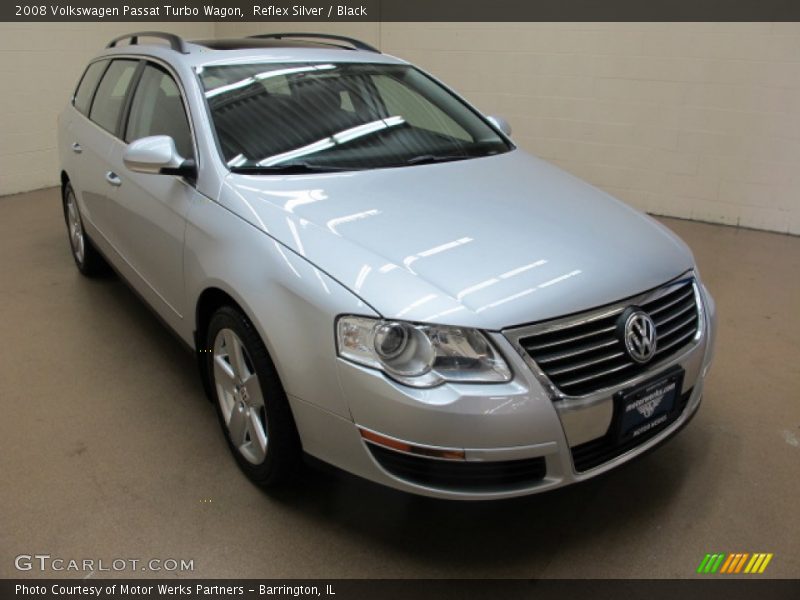 Reflex Silver / Black 2008 Volkswagen Passat Turbo Wagon