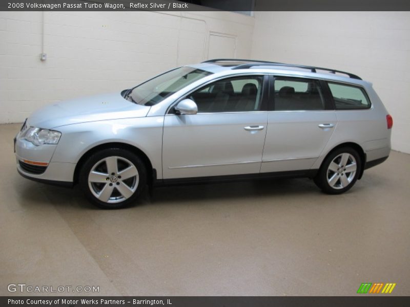 Reflex Silver / Black 2008 Volkswagen Passat Turbo Wagon
