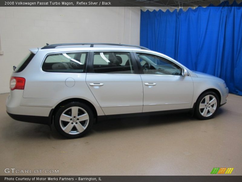 Reflex Silver / Black 2008 Volkswagen Passat Turbo Wagon