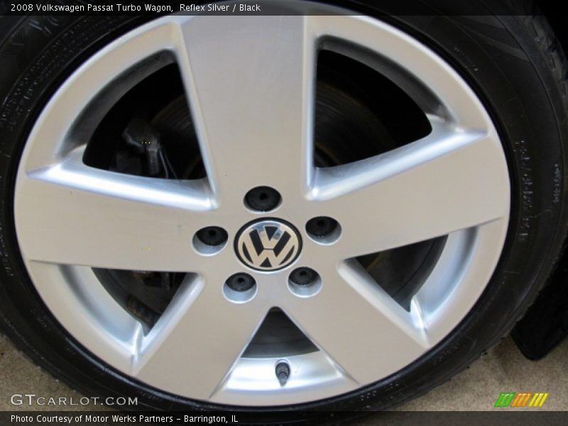 Reflex Silver / Black 2008 Volkswagen Passat Turbo Wagon