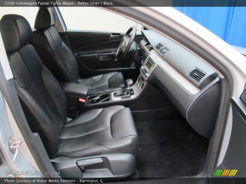 Reflex Silver / Black 2008 Volkswagen Passat Turbo Wagon