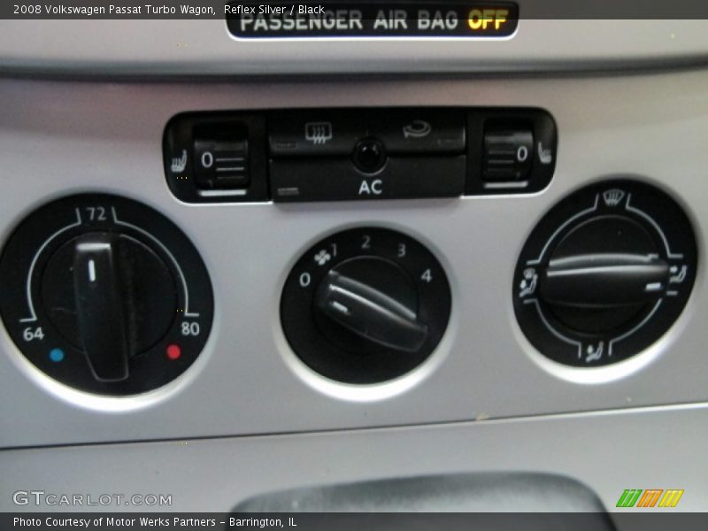 Reflex Silver / Black 2008 Volkswagen Passat Turbo Wagon