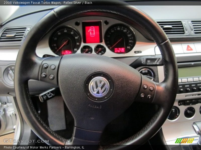 Reflex Silver / Black 2008 Volkswagen Passat Turbo Wagon