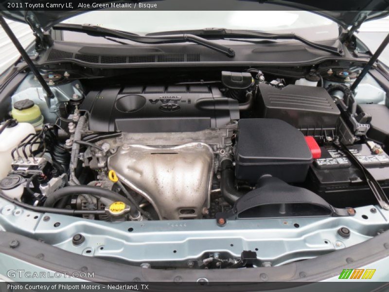 Aloe Green Metallic / Bisque 2011 Toyota Camry LE