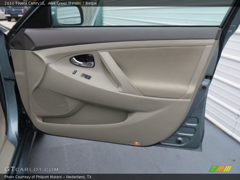 Aloe Green Metallic / Bisque 2011 Toyota Camry LE
