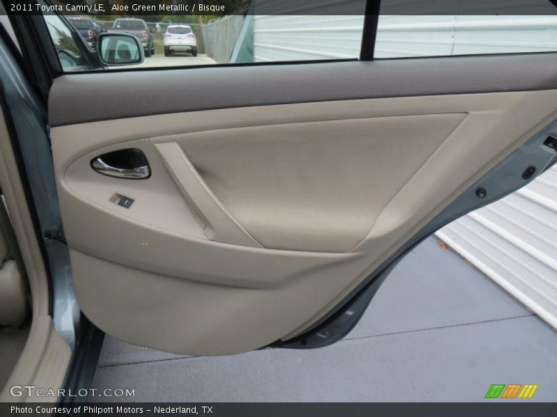 Aloe Green Metallic / Bisque 2011 Toyota Camry LE