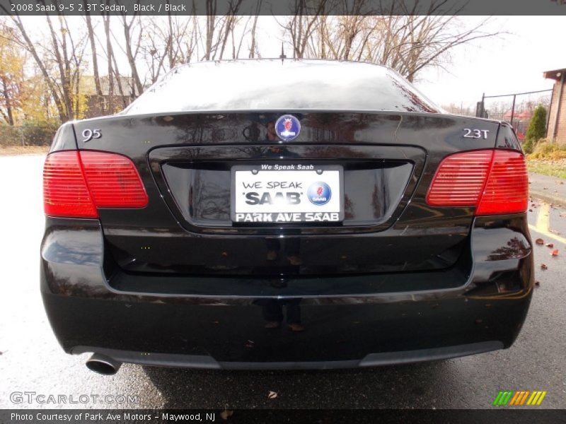 Black / Black 2008 Saab 9-5 2.3T Sedan