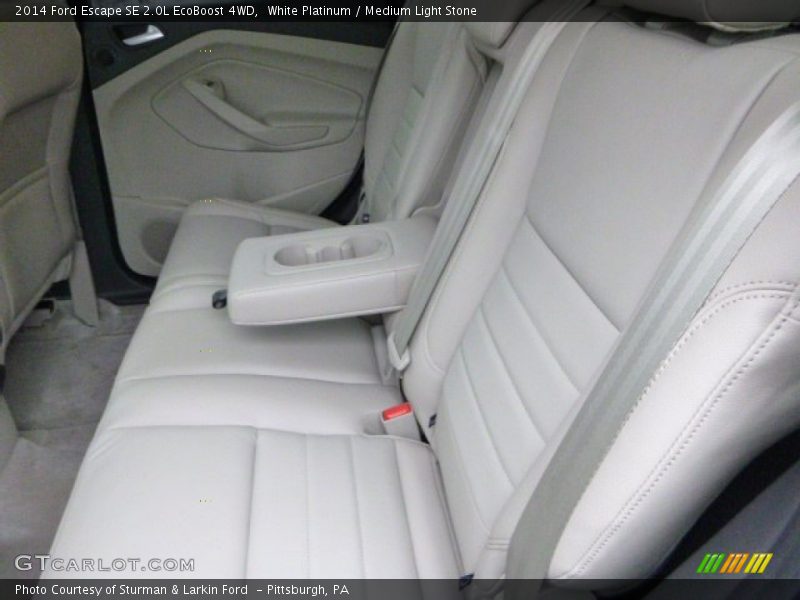 White Platinum / Medium Light Stone 2014 Ford Escape SE 2.0L EcoBoost 4WD