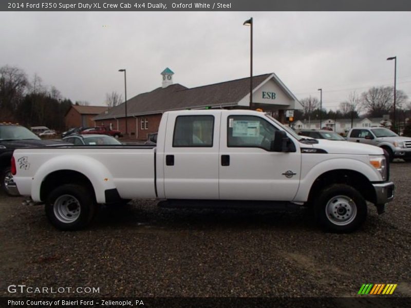 Oxford White / Steel 2014 Ford F350 Super Duty XL Crew Cab 4x4 Dually