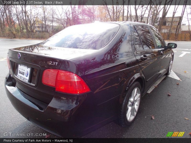 Black / Black 2008 Saab 9-5 2.3T Sedan
