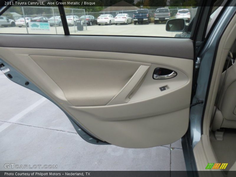 Aloe Green Metallic / Bisque 2011 Toyota Camry LE