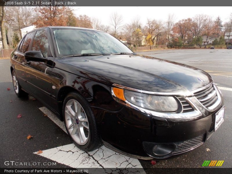 Black / Black 2008 Saab 9-5 2.3T Sedan