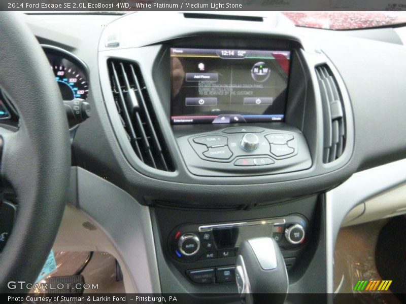 White Platinum / Medium Light Stone 2014 Ford Escape SE 2.0L EcoBoost 4WD