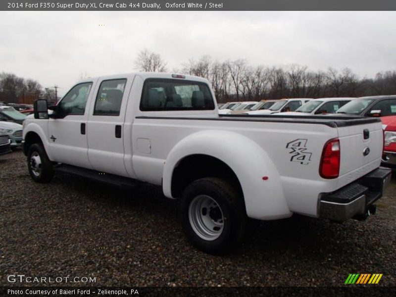  2014 F350 Super Duty XL Crew Cab 4x4 Dually Oxford White