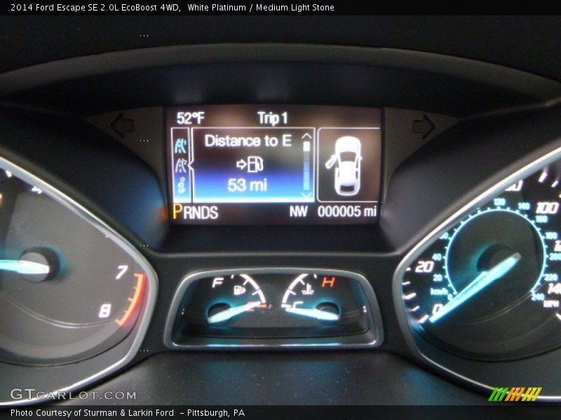 White Platinum / Medium Light Stone 2014 Ford Escape SE 2.0L EcoBoost 4WD