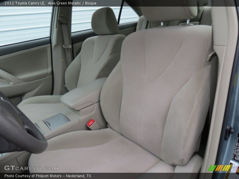Aloe Green Metallic / Bisque 2011 Toyota Camry LE