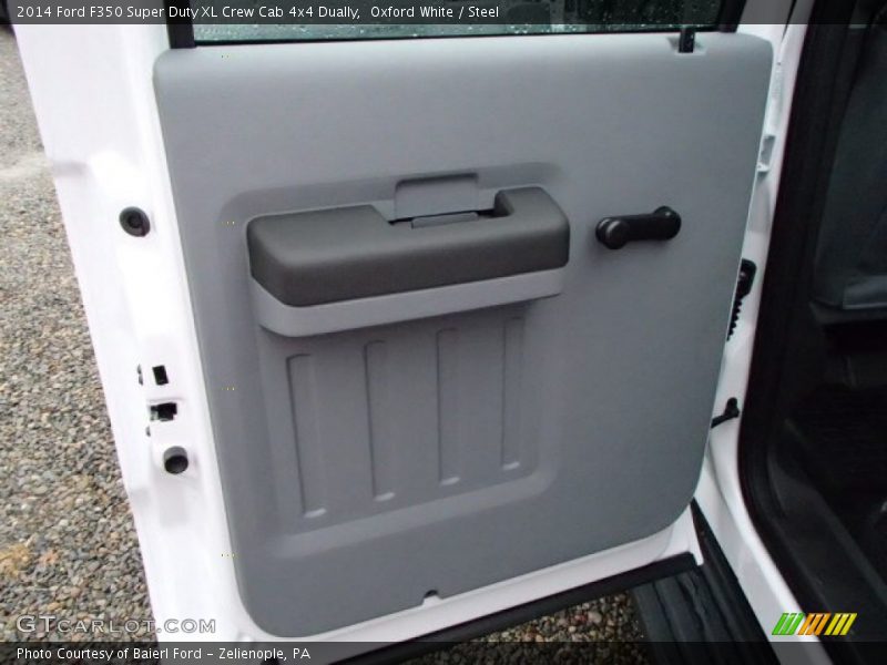 Oxford White / Steel 2014 Ford F350 Super Duty XL Crew Cab 4x4 Dually