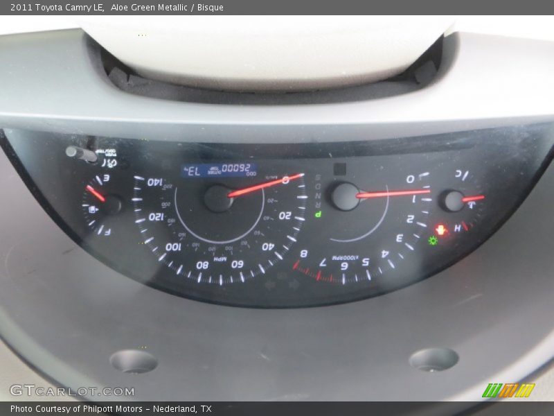 Aloe Green Metallic / Bisque 2011 Toyota Camry LE