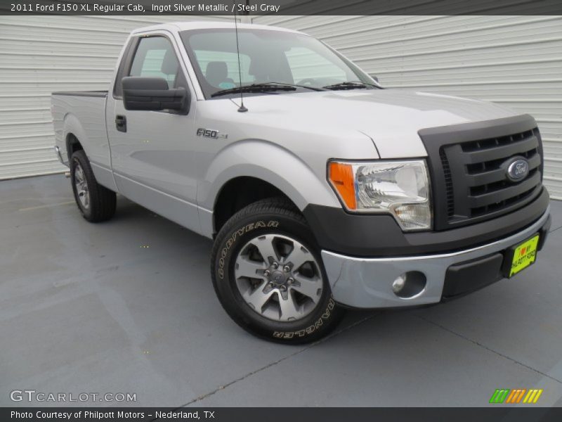 Ingot Silver Metallic / Steel Gray 2011 Ford F150 XL Regular Cab