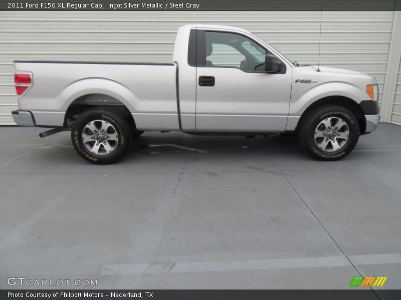 Ingot Silver Metallic / Steel Gray 2011 Ford F150 XL Regular Cab