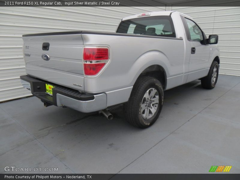 Ingot Silver Metallic / Steel Gray 2011 Ford F150 XL Regular Cab