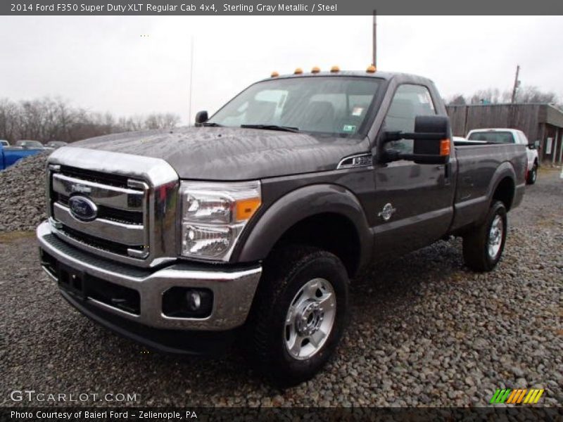 Front 3/4 View of 2014 F350 Super Duty XLT Regular Cab 4x4