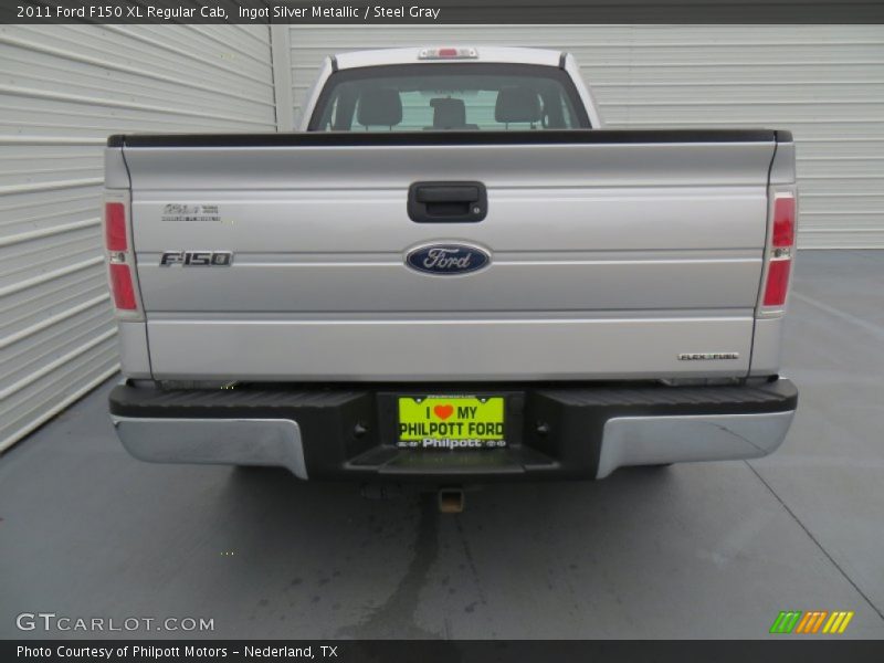 Ingot Silver Metallic / Steel Gray 2011 Ford F150 XL Regular Cab