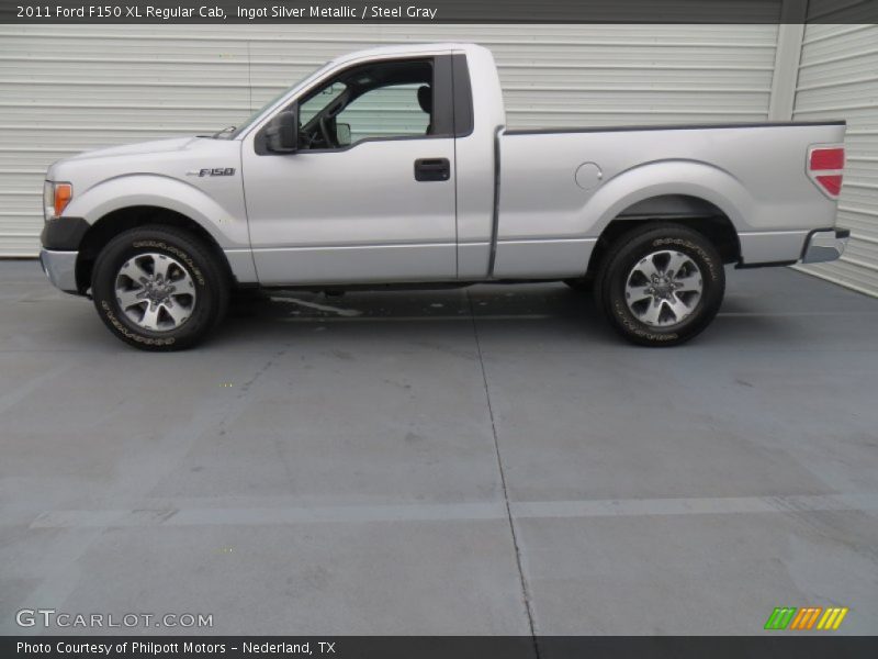 Ingot Silver Metallic / Steel Gray 2011 Ford F150 XL Regular Cab