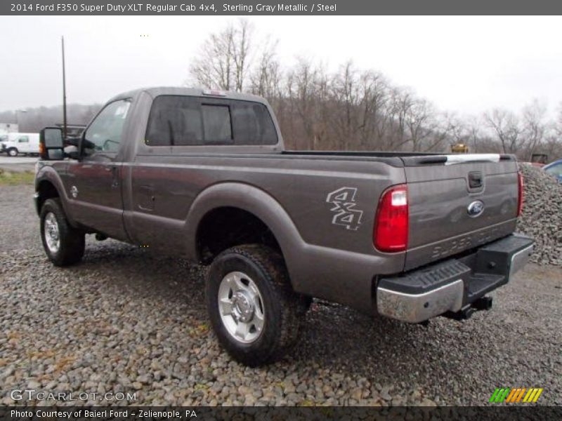 Sterling Gray Metallic / Steel 2014 Ford F350 Super Duty XLT Regular Cab 4x4